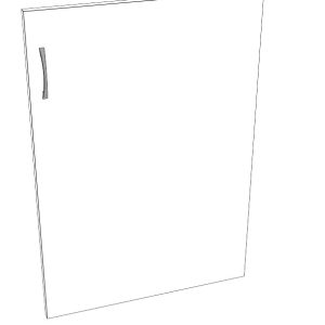 Cabinet Door With Hinges