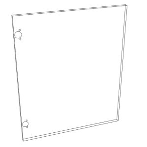 Hettich Door Reface Hinged Left