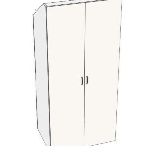 Tall Cabinet Sloped Front To Back 2 Door